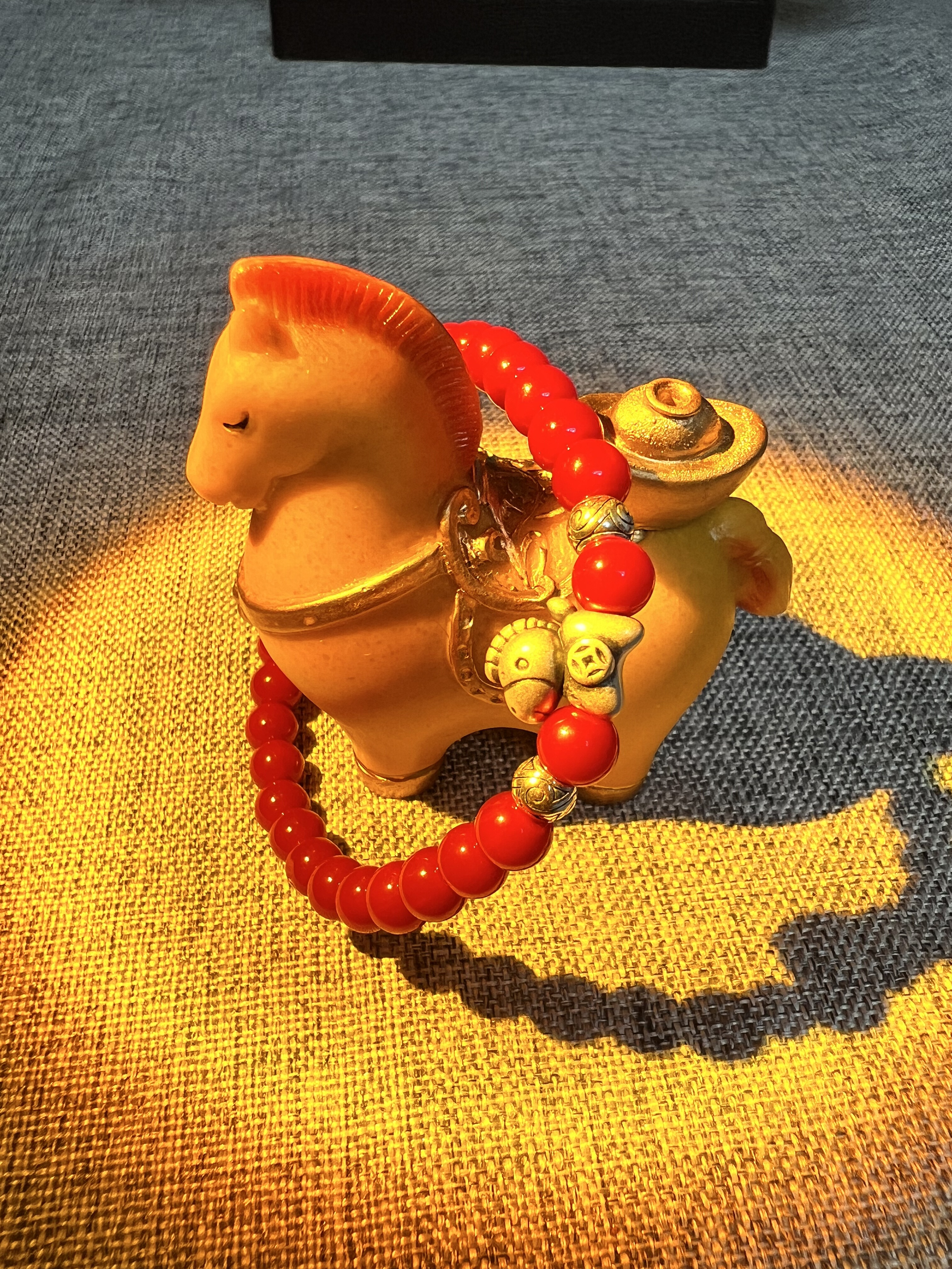 马到成功手链女转运珠本命年保平安佛珠手串小巧精致日常佩戴,珠宝/钻石/翡翠,手饰,淘宝优惠券,粉丝福利购,淘宝优惠卷