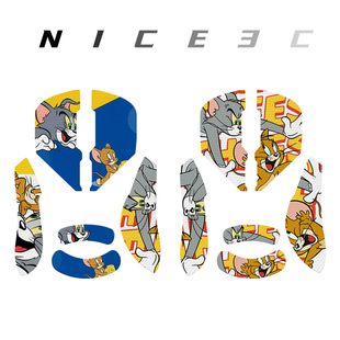 适用雷柏VT9PRO鼠标防滑贴vt9 猫和老鼠 PRO保护贴防汗贴VT9贴背