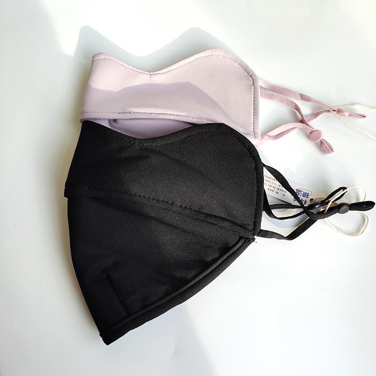 2024新款桑蚕丝纯色防风口罩