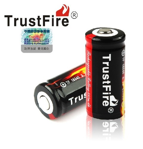 TrustFire RCR123A,16340彩色包装充电电池（一粒） 带保护板