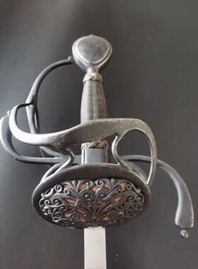 汉威金属古旧古斯塔夫佩剑 西洋佩剑 迅捷剑 工艺品未开刃