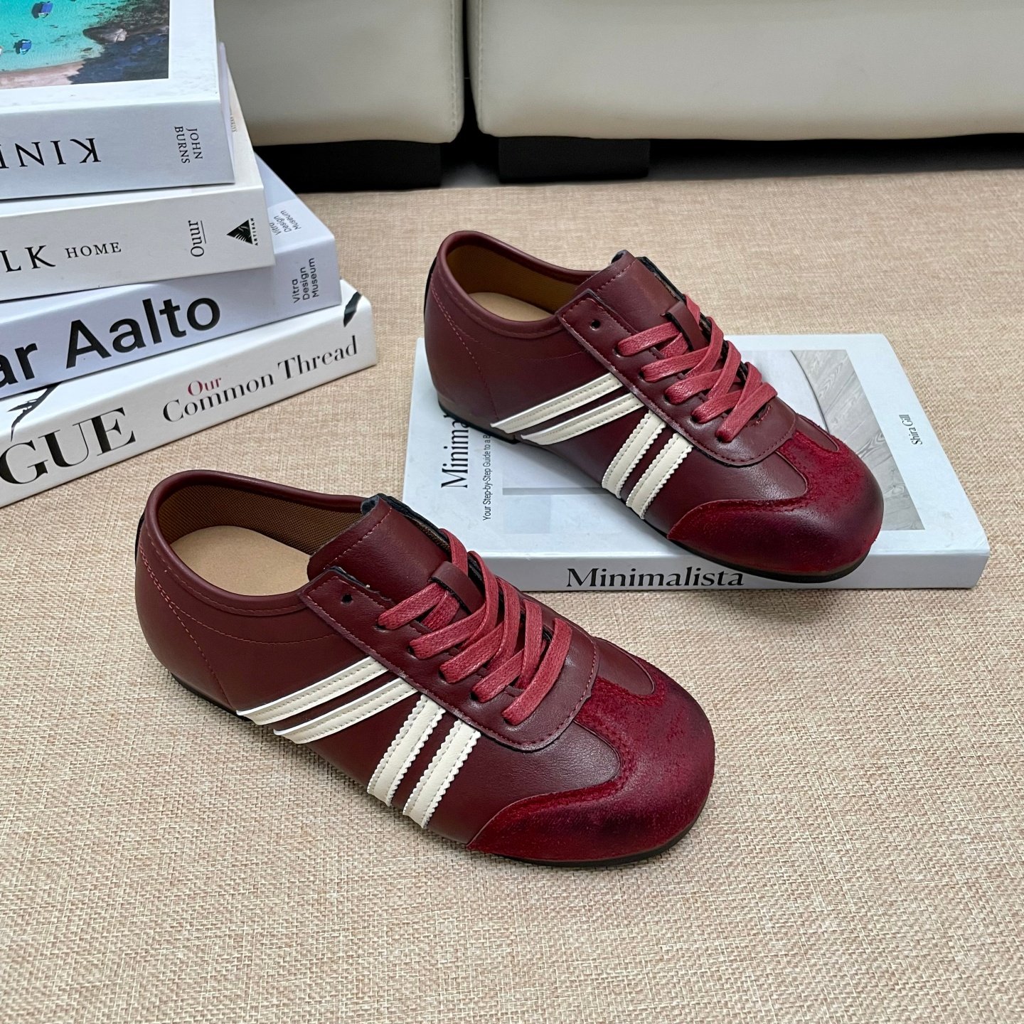 复古内增高德训鞋女2026春夏新款运动鞋系带4cm时尚休闲阿甘鞋子,女鞋,德训鞋,淘宝优惠券,粉丝福利购,淘宝优惠卷