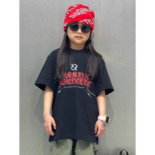 美式街舞嘻哈儿童宽松bboyT恤