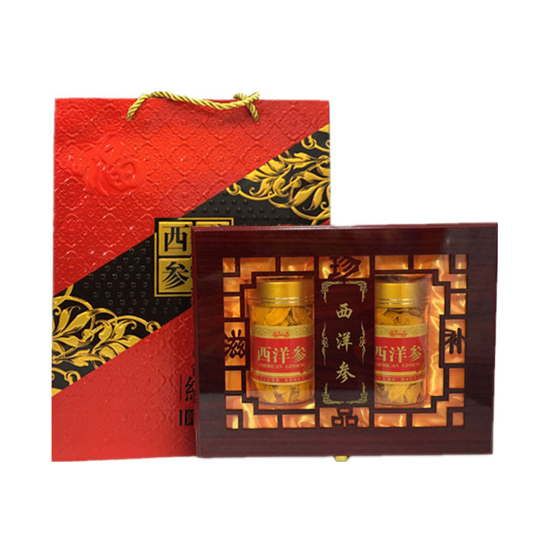 西洋参花旗参片过年送礼高档礼盒装年货斜切片老人礼品礼物滋补品