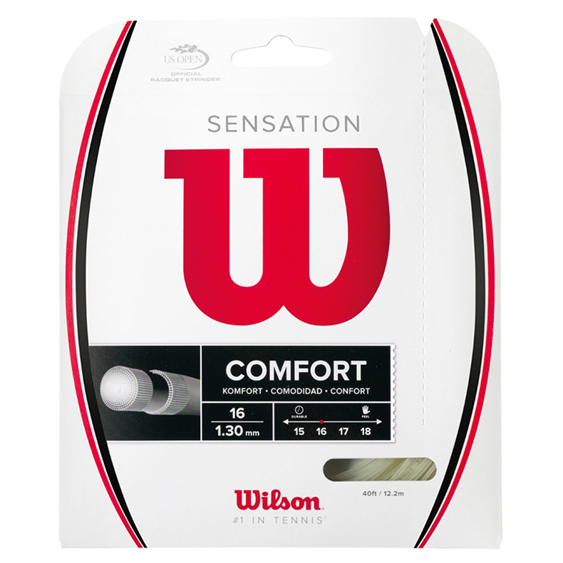 正品行货威尔胜 Wilson Sensation 17网球线防羊肠网球拍线