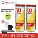 Wilson威尔胜冠军运动训练比赛网球3只密封组合罐装 Championship