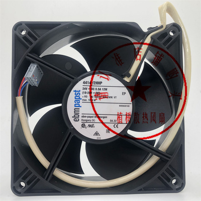 原装正品 ebmpapst 4414/2HHP 24V 500MA 12W 4线德国变频器风扇