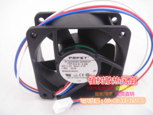 614 风扇 3线 88mA PAPST TYP 2.1W 6025 原装 6CM 24V