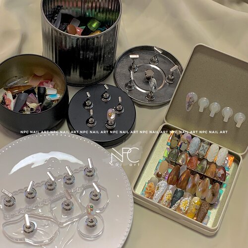 NPC美甲收纳甲托迷你窄练习底座