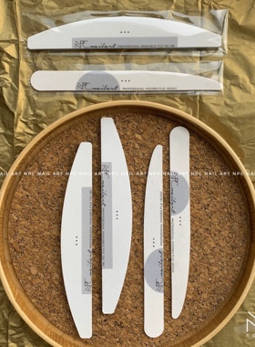 NPCdu家重磅 打磨搓条进口水洗不掉砂双面修形海绵挫砂条美甲工具