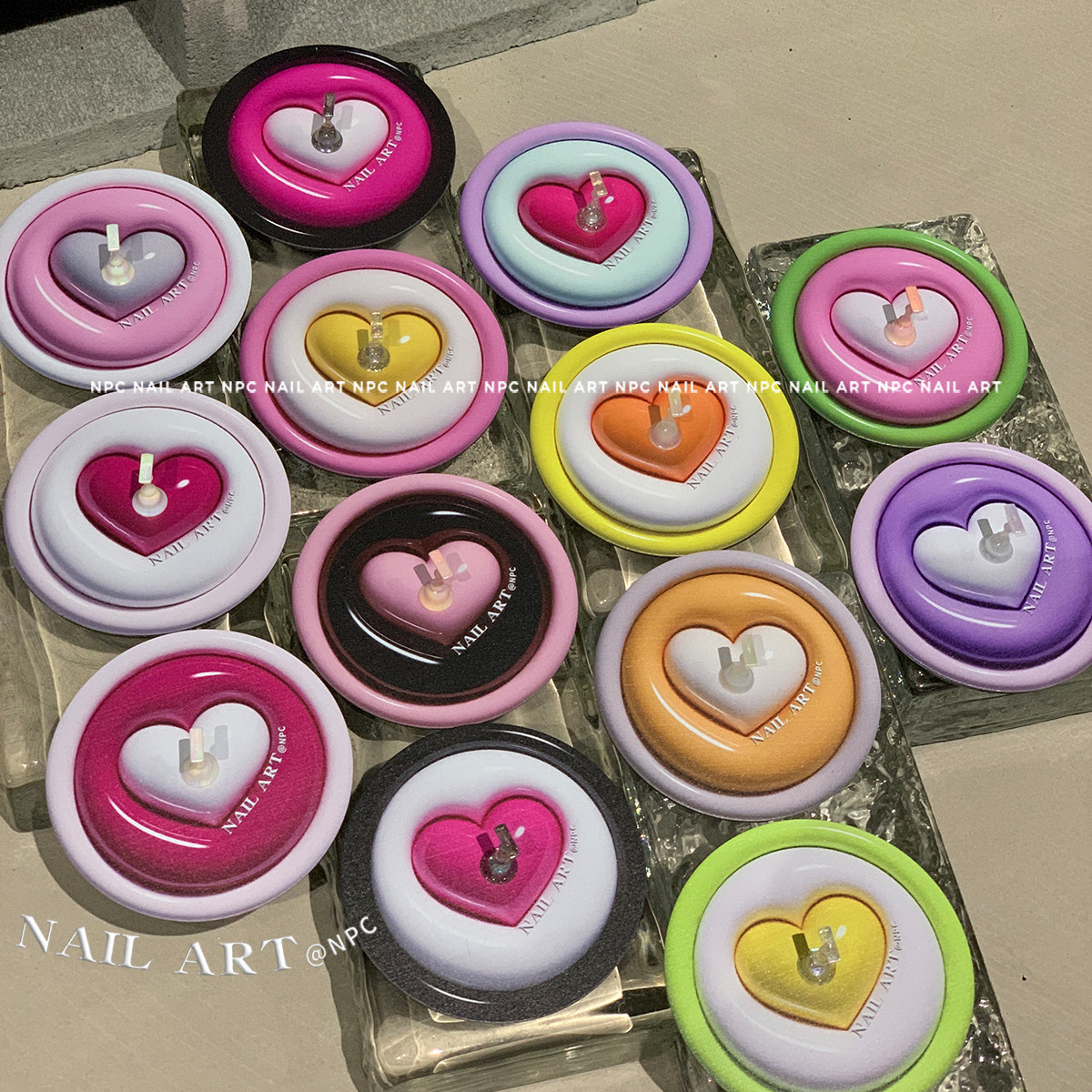 NPC甲托盘3D裸眼立体穿戴甲底座