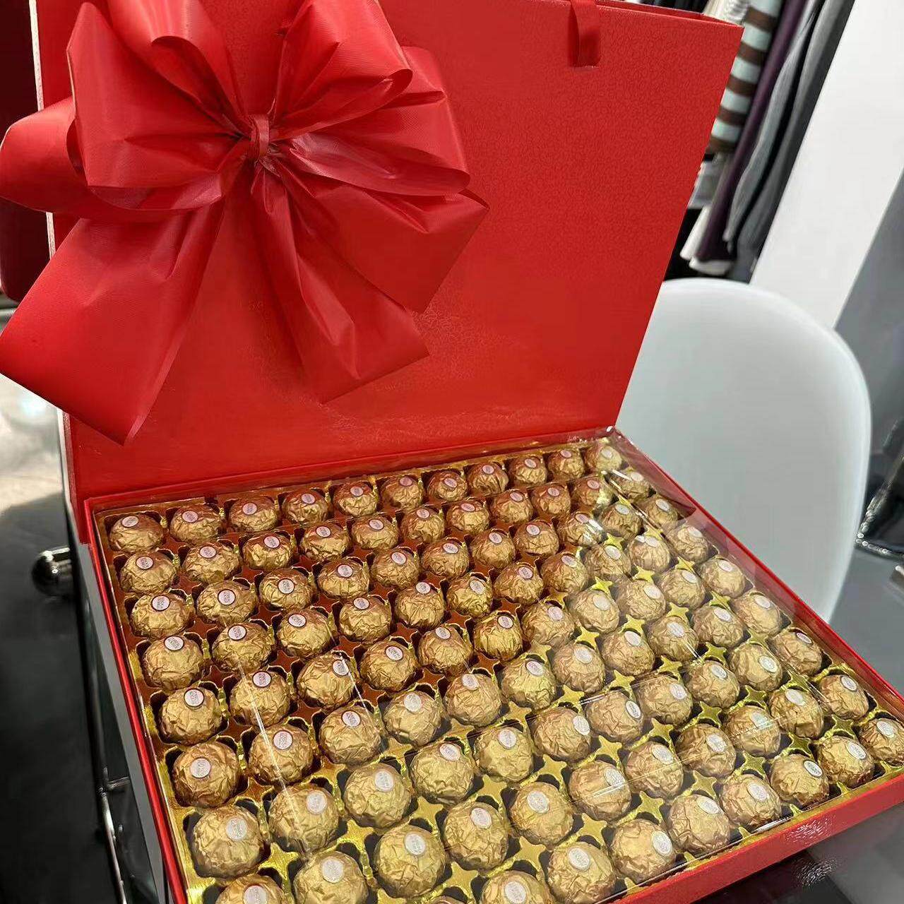 意大利进口零食费列罗巧克力礼盒装99格结婚喜糖送女朋友闺蜜创意