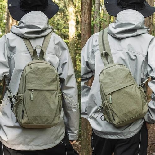 日本进口胸包双肩包旅行斜挎包