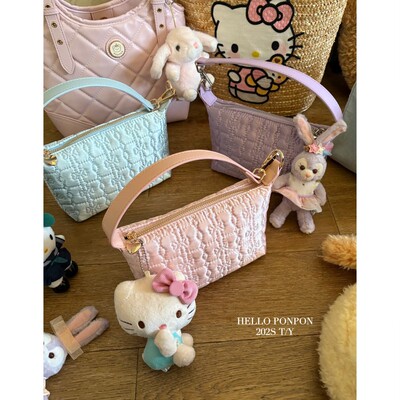 PONPON绣花包上班通勤小包手机包
