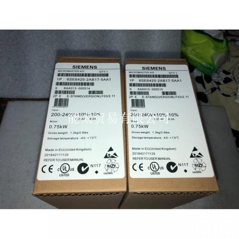 6SE6420-2AB21-1BA1安装有A级滤波器200-240V恒定转矩1.1kW议价