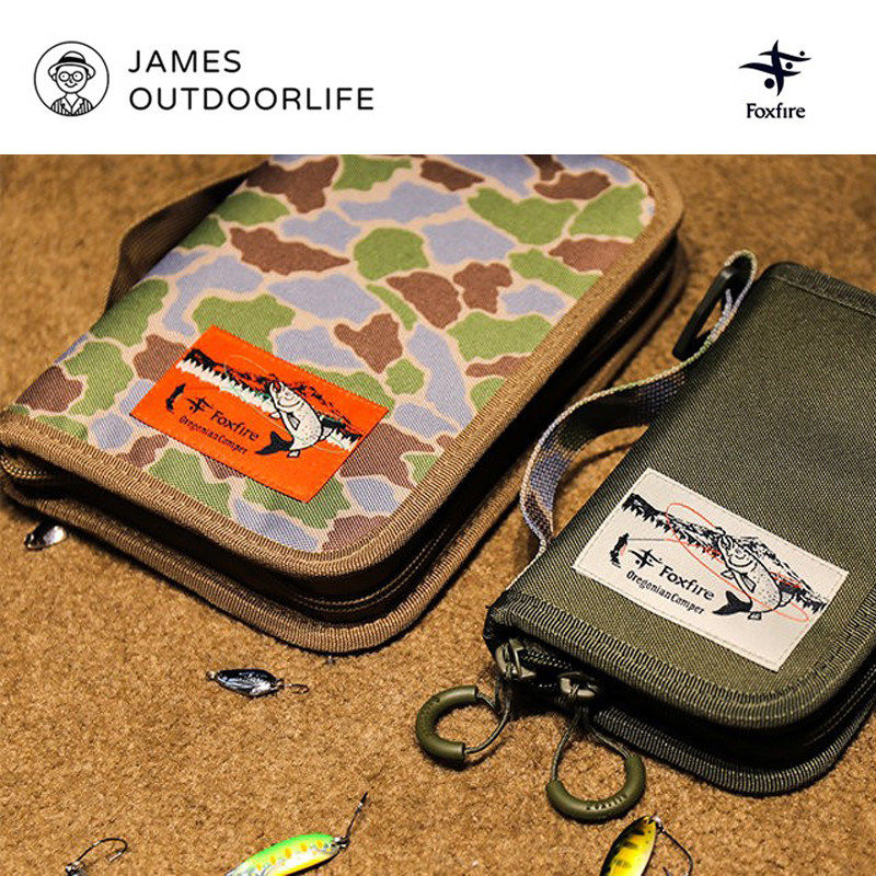 日本FOXFIRE鱼饵包饵盒路亚溪流米诺亮片硬饵收纳包渔具便携