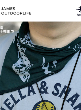 FOXFIRE日本手工匠人制手帕小方巾钓鱼路亚户外擦汗防晒吸汗巾HOT