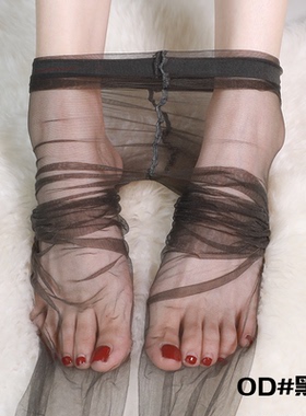 0D黑丝高透防勾丝隐形连裤袜女春秋夏季性感高个子加长丝袜0d超薄