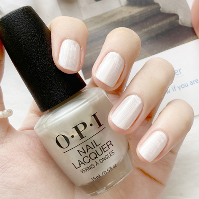 指甲油O·P·I珍珠白丝绒贝壳色