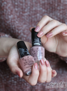 正品OPI指甲油秋冬色系环保裸粉色网红奶茶焦糖色F16 E41美甲免考