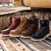 P721410 鞋 CAT男鞋 高帮卡特潮流英伦休闲秋冬牛皮马丁靴工装