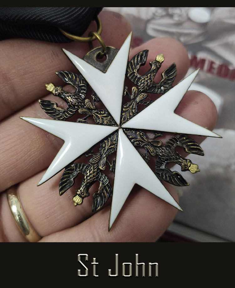 东线复刻2024-1德国耶路撒冷医院骑士团统领十字奖章圣约翰勋章