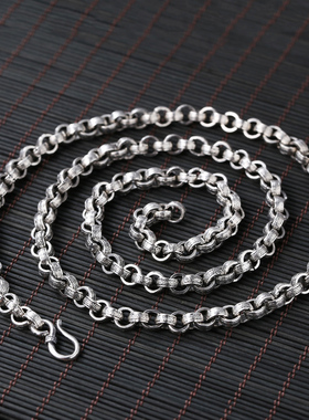 潮人回纹泰银复古民族风颈链项链