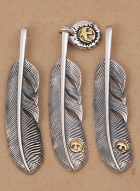 饰品太角链百搭羽毛飞鹰情侣吊坠