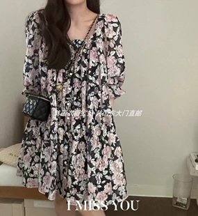新款 气质连衣裙 一件 23春季 代购 包邮 imissyou韩国东大门正品