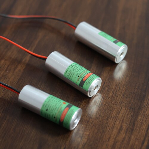 50-100mW 532nm点状 一字线 绿色激光器模组 舞台激光灯 3-5V输入