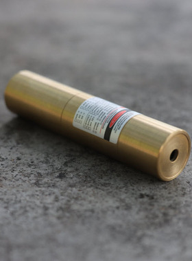 纤绿10mW-1W 405-450 488 505520-638nm红绿蓝紫色激光器手电黄铜