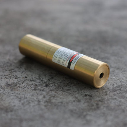 纤绿10mW-1W 405-450 488 505520-638nm红绿蓝紫色激光器手电黄铜