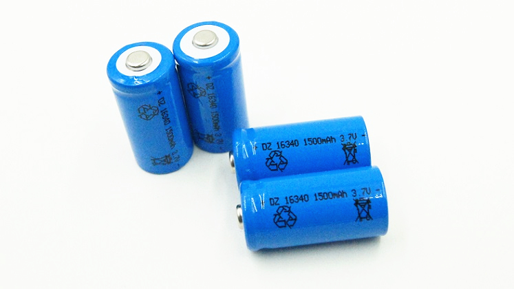 [熙工坊]锂离子电池CR123A/16340循环充电手电筒/激光1200mah3.7V