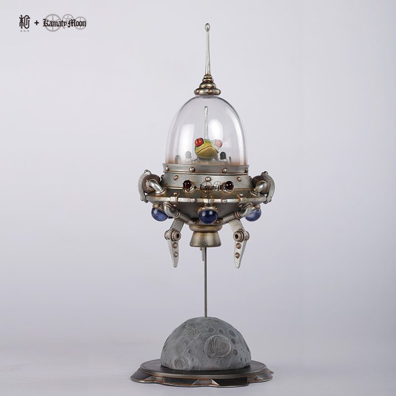 末那末匠镰田光司飞船艺术雕像