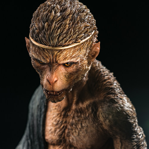 末那西游悟空题材血雨艺术雕像