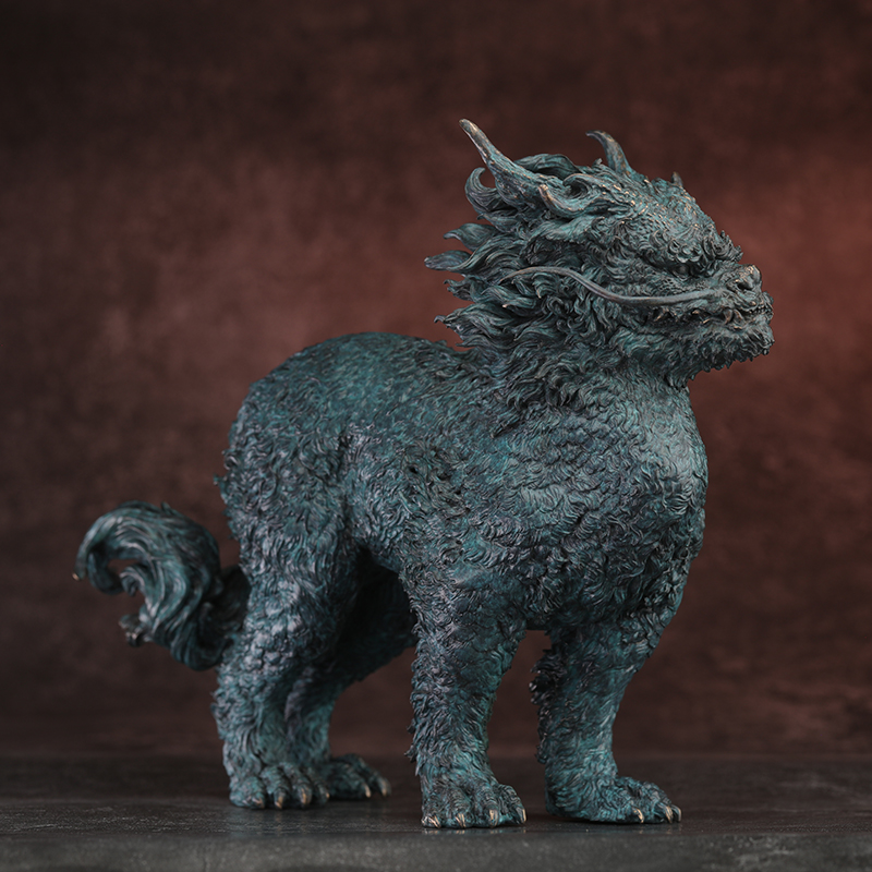 末那东方美学嘲风铜像