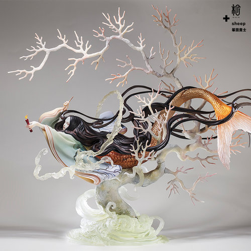 末那人鱼东方美学艺术雕像