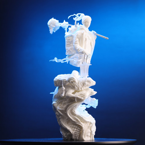 末那末匠大田雅人白件艺术雕像