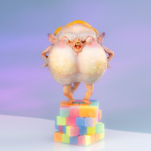 末那刺豚原创艺术手办雕像