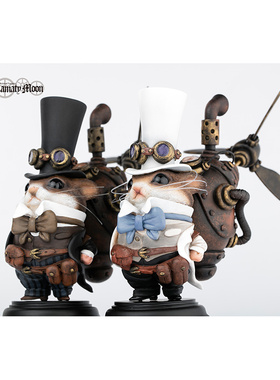 末那末匠丨镰田光司《Flying Hum》黑白飞鼠潮玩艺术手办