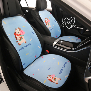汽车坐垫冬季毛绒网红座垫保暖加绒加厚座椅套新款单个主驾驶座套