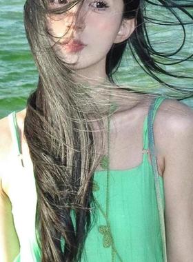 玫瑰长花F59204腰黑色织钩花项链针女时尚穿搭腰带腰间配饰条丝巾