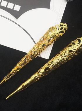 皇后娘娘古代延禧攻略款甲同套风宫廷护甲如甲懿传金YFF古银指指