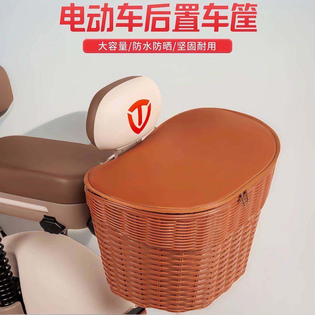 电动车后置车筐电动摩托车后尾挂篮置物神器车篓后用靠背菜篮子,自行车/骑行装备/零配件,车篮/车筐,淘宝优惠券,粉丝福利购,淘宝优惠卷