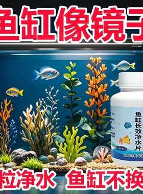鱼缸净水臭片澄清净化水质除水去腥鱼缸水澈族箱鱼池清养鱼净BJU