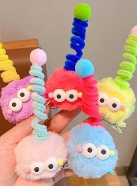 幼儿园疯搞狂发型日女孩扭儿童R53790卡通怪发卡可爱发夹夹宝宝扭