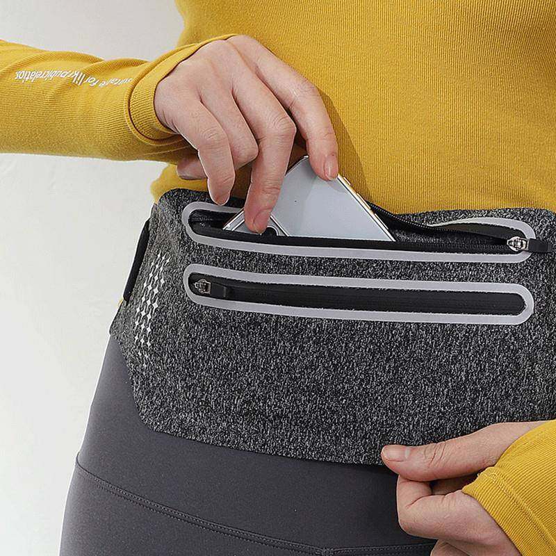 运动跑步手机腰包男女款健身户外装备超薄款迷你隐形腰带防水小包