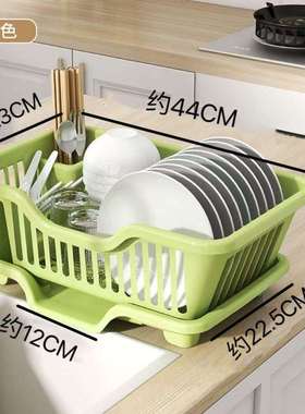 沥水碗盘架TKB槽厨房碗碟筷置物架碗架水餐具收纳层架家台用水池