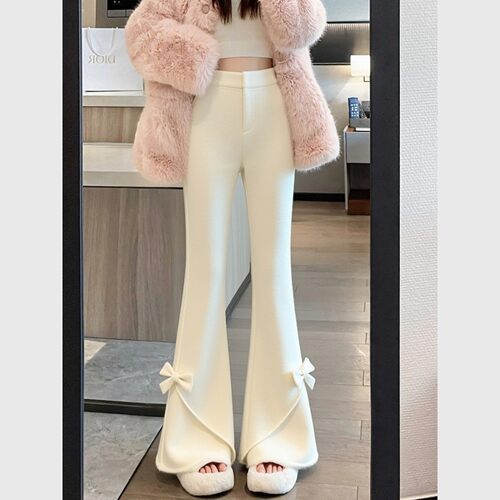 女大童春季新款洋气休闲喇叭裤裤