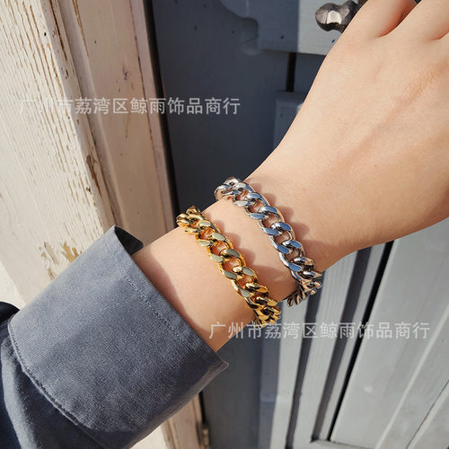 SL035欧美小众性冷淡风重磅粗链